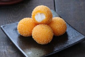 椰汁流心球